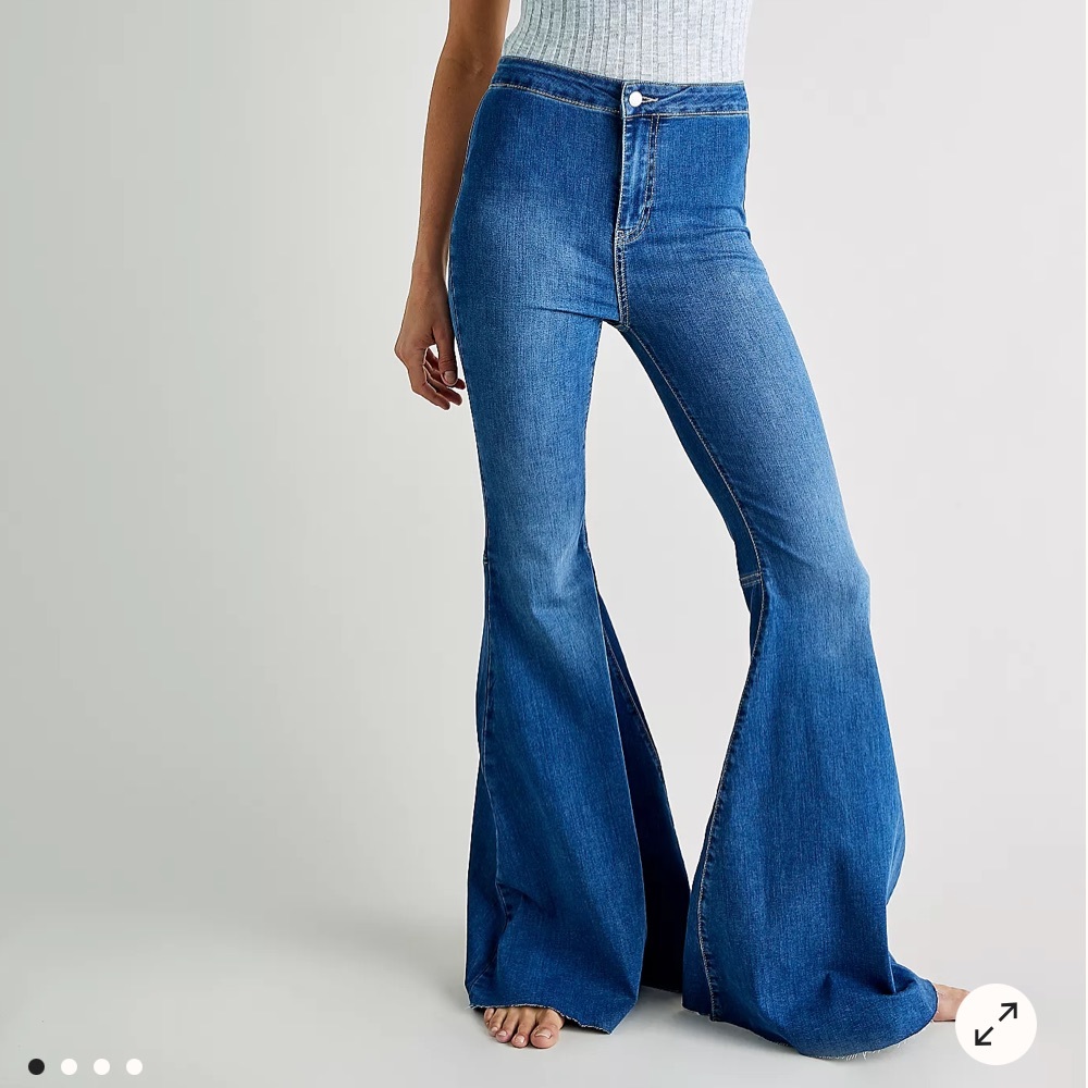 Free People Just Float On Flare Jeans